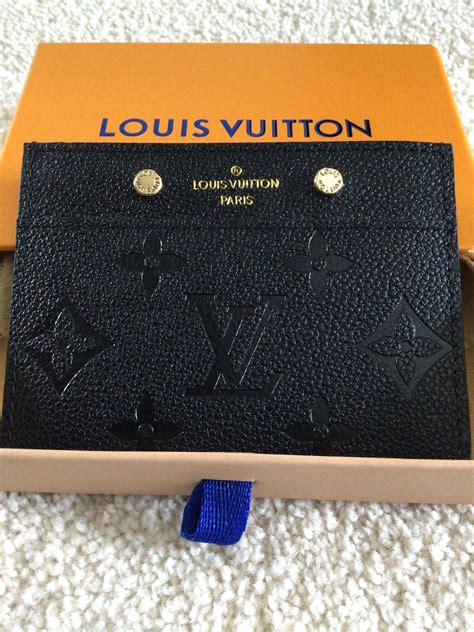 louis vuitton card holder real|louis vuitton empreinte card holder.